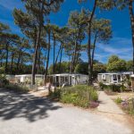 Mobil-home in forest le-littoral
